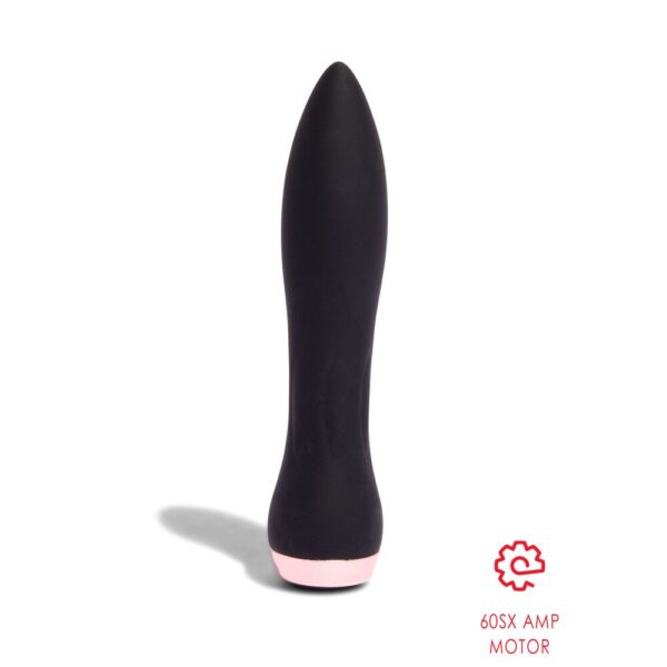 Nu Sensuelle Silicone 60SX AMP Bullet - Powerful Black Vibrator for Ultimate Pleasure