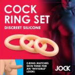 Jock Discreet Silicone Cock Ring Set for Enhanced Comfort and Performance - Image 3