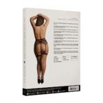 Le Desir Striped Fishnet Garterbelt for UK Sizes 14-20 - Stylish & Seductive Lingerie - Image 4