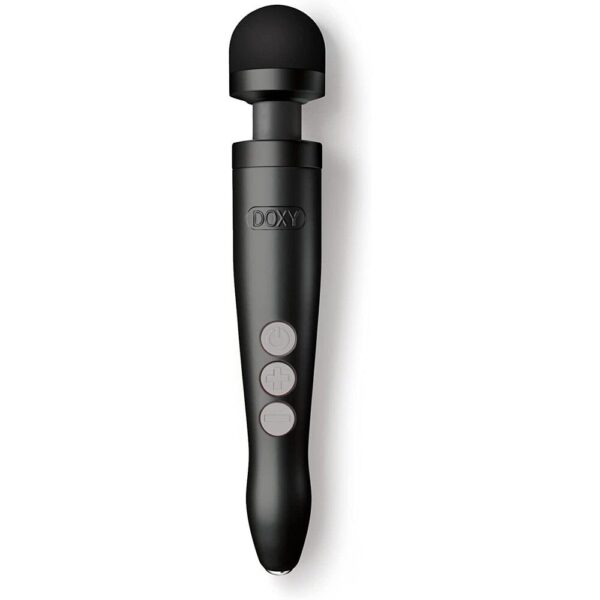 Rechargeable Doxy Die Cast 3 Wand in Matte Black - Ultimate Pleasure Tool