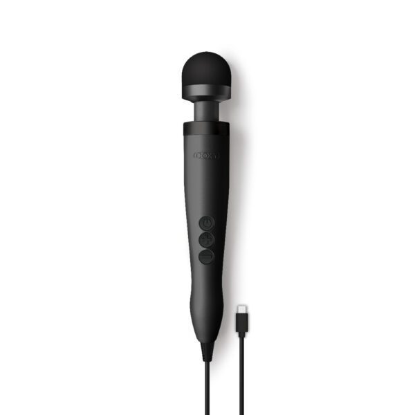 Doxy Wand 3 Black - Powerful USB Powered Massager for Ultimate Relaxation