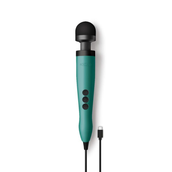 Doxy Wand 3 Turquoise - USB Powered Personal Massager for Ultimate Relaxation