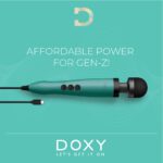 Doxy Wand 3 Turquoise - USB Powered Personal Massager for Ultimate Relaxation - Image 3