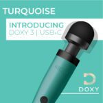 Doxy Wand 3 Turquoise - USB Powered Personal Massager for Ultimate Relaxation - Image 4
