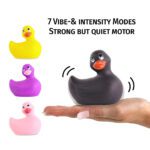 I Rub My Duckie 2.0 Classic Black Massager - Ultimate Relaxation & Fun - Image 3