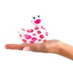 I Rub My Duckie Romance: Adorable White and Pink Bath Toy for Couples - Image 4