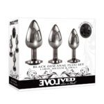 Evolved Black Gem Anal Plug Set - Elegant Pleasure for Intimate Adventures - Image 4