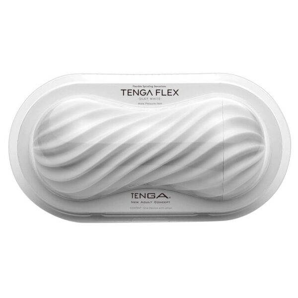 Tenga Flex Silky White Masturbator - Ultimate Pleasure Experience for Men