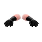 Fist It Black Latex Short Gloves - Durable, Comfortable, and Perfect for All Occasions