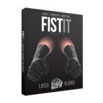 Fist It Black Latex Short Gloves - Durable, Comfortable, and Perfect for All Occasions - Image 3