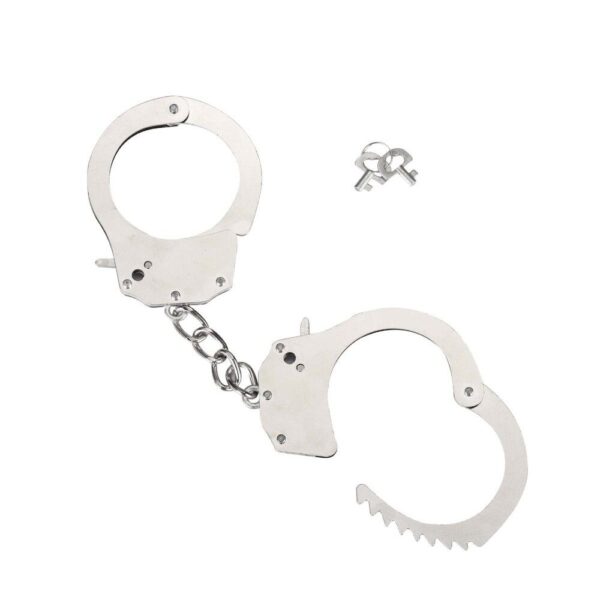 Me You Us Heavy Metal Handcuffs - Durable, Stylish, and Perfect for Bondage Play