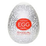 Tenga Keith Haring Party Egg Masturbator - Unique Art-Inspired Pleasure Toy