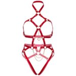 KINK Heart Ring Harness Teddy - Seductive Lingerie for Bold Fashion - Image 3