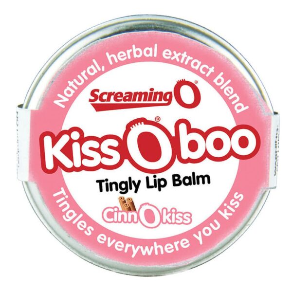 Screaming O KissOboo Cinnamon Tingly Lip Balm - Moisturizing & Flavorful Lip Care