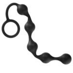 Onyx Silicone Anal Beads for Ultimate Pleasure - Safe, Flexible, and Easy to Use