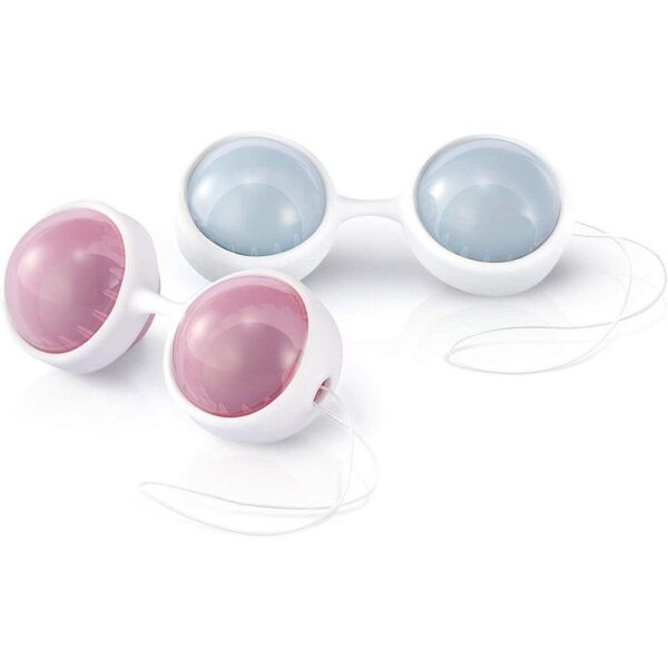 Lelo Luna Beads - Pink & Blue Kegel Exercise Balls for Enhanced Pleasure