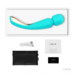 Experience Ultimate Pleasure with Lelo Smart Wand 2 Large Aqua - Powerful & Waterproof Massager - Image 4