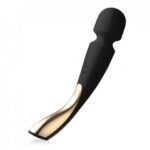 Experience Ultimate Pleasure with the Lelo Smart Wand 2 Large in Black - Image 2