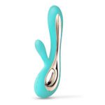 Experience Ultimate Pleasure with Lelo Soraya 2 Dual Rabbit Vibrator in Aqua