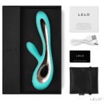 Experience Ultimate Pleasure with Lelo Soraya 2 Dual Rabbit Vibrator in Aqua - Image 3