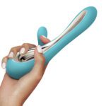 Experience Ultimate Pleasure with Lelo Soraya 2 Dual Rabbit Vibrator in Aqua - Image 4