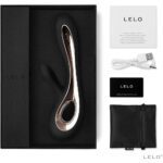 Experience Ultimate Pleasure with Lelo Soraya 2 Dual Rabbit Vibrator in Black - Image 3