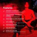 Experience Ultimate Pleasure with Lelo F1S V2X Red Masturbator - Advanced Stimulation Device - Image 4