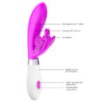 Luminous Alexios Ultra Soft Clit Stim Vibe in Fuchsia - Ultimate Pleasure Toy - Image 2