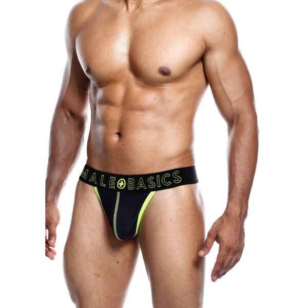 Male Basics Neon Yellow Thong – Bold & Comfortable Men's Underwear
