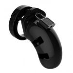 Man Cage 01: 3.5 Inch Black Male Chastity Cage for Ultimate Control - Image 2