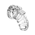 Man Cage 02: 3.5 Inch Clear Male Chastity Cage for Ultimate Control - Image 2