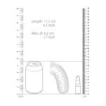 Man Cage 11: 4.5 Inch Clear Male Chastity Cage with Anal Plug for Ultimate Control - Image 5