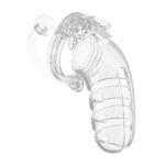 Man Cage 12: 5.5 Inch Clear Male Chastity Cage with Anal Plug for Ultimate Control - Image 2