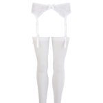 NOXQSE White Suspender Set - Stylish & Adjustable Fashion Accessory - Image 4