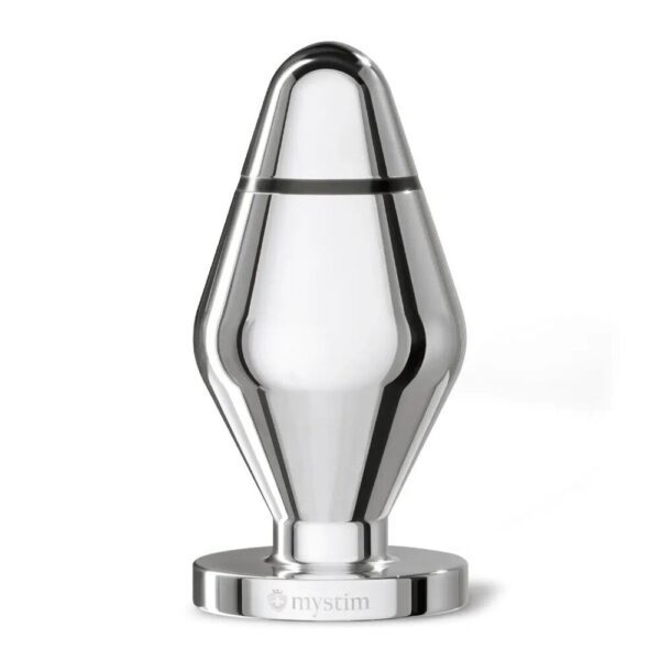 MyStim John Aluminium Butt Plug – Premium Metal Anal Plug for Electro Stimulation & Pleasure