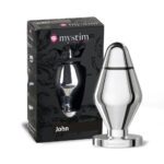 MyStim John Aluminium Butt Plug – Premium Metal Anal Plug for Electro Stimulation & Pleasure - Image 4