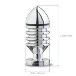 MyStim Hector Helix Large Aluminium Butt Plug – Premium Metal Anal Toy for Intense Pleasure - Image 2