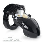 MyStim Pubic Enemy No 1 Black Edition – E-Stim Cock Cage for Intense Electro Play - Image 2