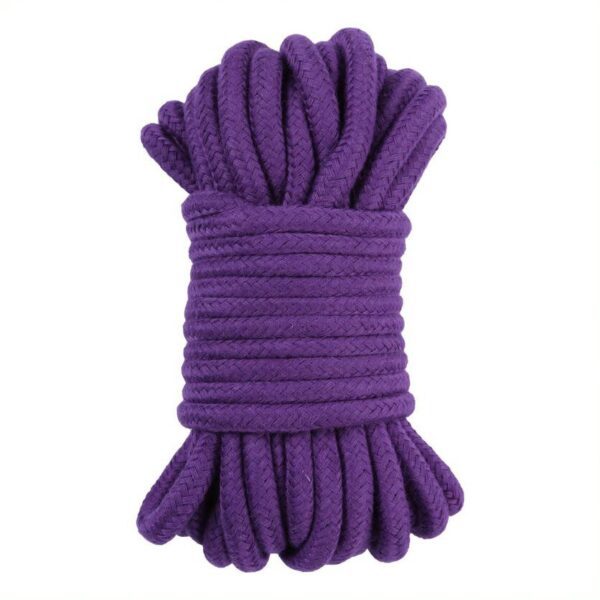 Me You Us 10m Purple Soft Cotton Rope - Perfect for Tying Up and Creative Projects