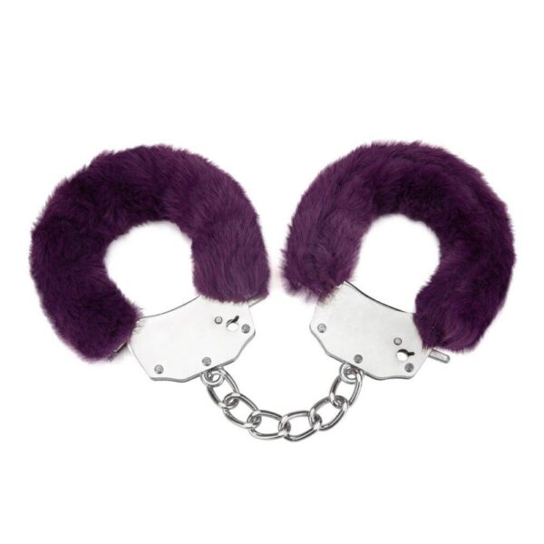 Me You Us Purple Furry Handcuffs - Soft, Stylish Bondage Accessory for Couples