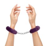 Me You Us Purple Furry Handcuffs - Soft, Stylish Bondage Accessory for Couples - Image 3
