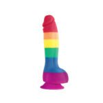 Colours Pride Edition 6 Inch Realistic Silicone Dildo with Balls - Vibrant Pleasure for All