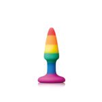 Rainbow Mini Pride Pleasure Plug - Vibrant, Fun, and Perfect for All! - Image 2