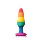 Rainbow Small Pride Pleasure Plug - Vibrant LGBTQ+ Toy for Ultimate Fun