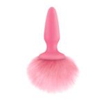 Pink Bunny Tail Butt Plug - Cute & Playful Adult Toy for Fun and Fantasy