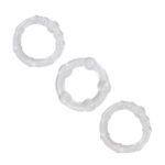 NS Novelties Renegade Intensity Clear Cock Rings - Ultimate Pleasure Enhancer