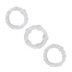 NS Novelties Renegade Intensity Clear Cock Rings - Ultimate Pleasure Enhancer - Image 2
