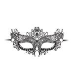 Elegant Ouch Queen Black Lace Mask for Mysterious Glamour