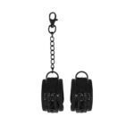 Ouch Luxury Black Hand Cuffs - Premium BDSM Restraints for Ultimate Pleasure