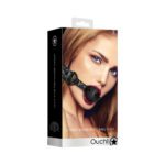 Luxury Black Ball Gag - Breathable Ouch BDSM Gear for Ultimate Comfort - Image 5